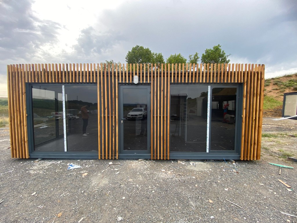 Pergola kaplama ev konteyner model 7